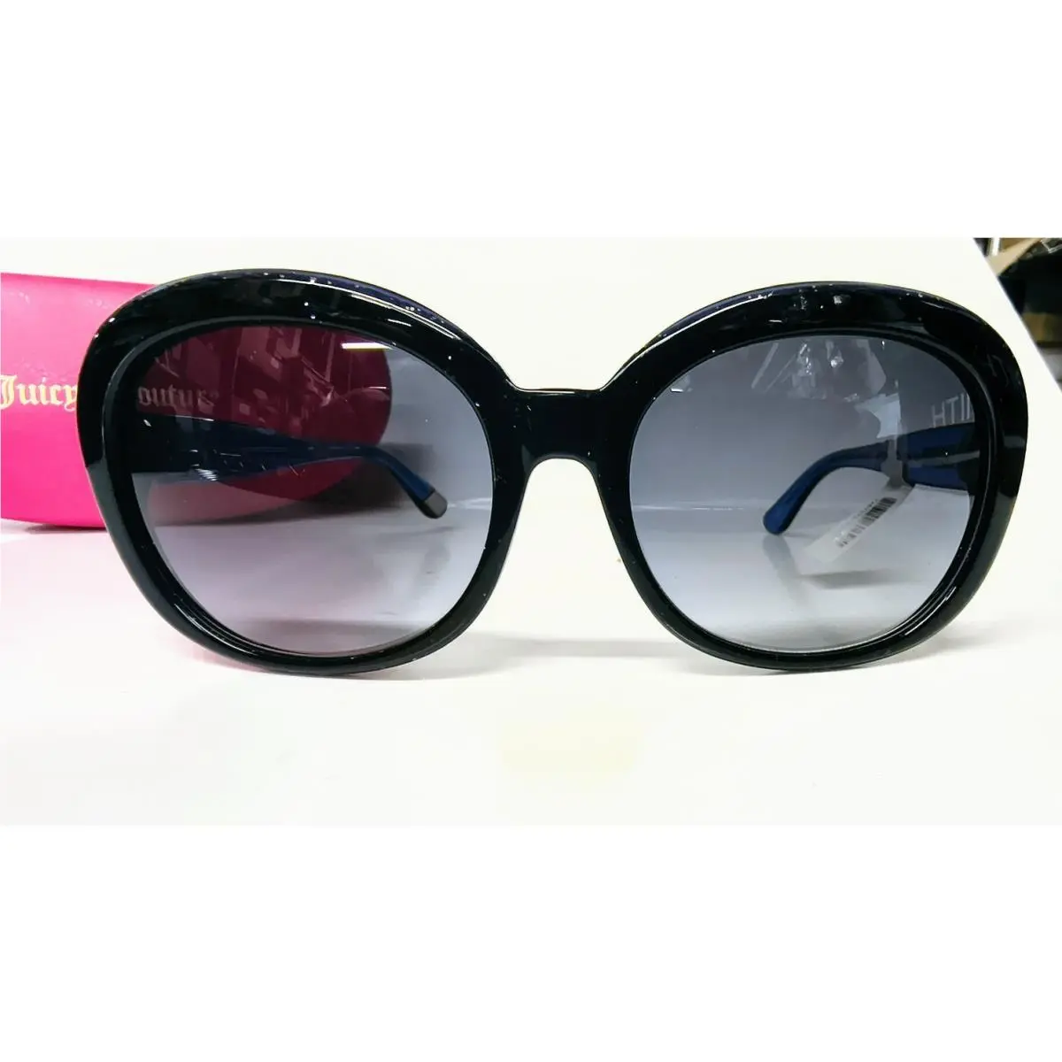 Juicy Couture Sunglasses - Juicy 537/S Blue Glitter W/grey Gradient Lens - AE9