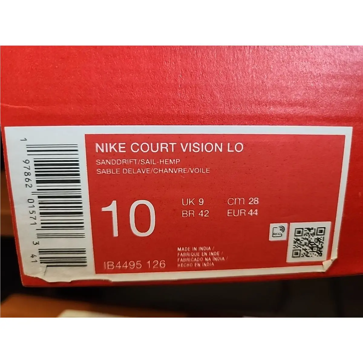 Nike shoes - Nike Court Vision Low - Court Vision Low - FZ5547-400 - Obsidian/Summit White 4