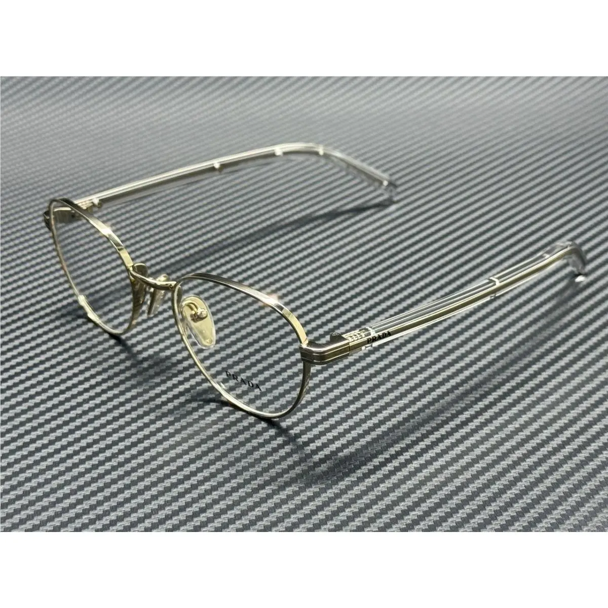 Prada PR B53V ZVN1O1 Pale Gold Women`s 51 mm Eyeglasses