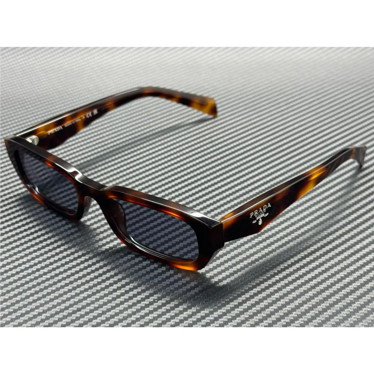 Prada PR B06S 15W03N Tortoise Grey Women`s 53 mm Sunglasses