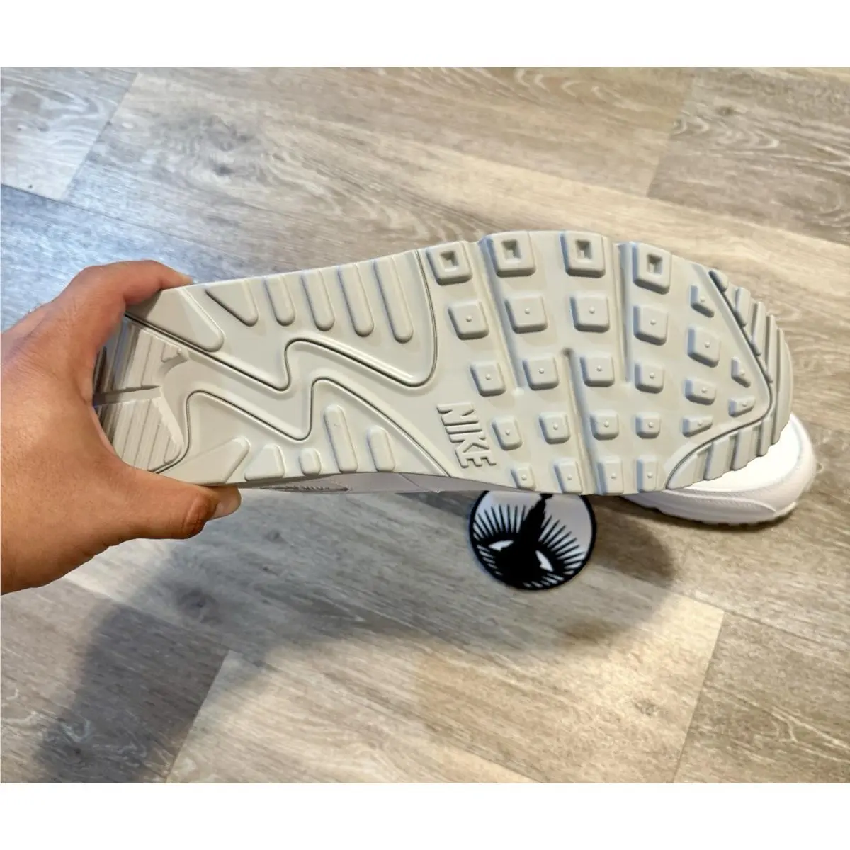 Nike shoes - Nike Air Max 90 Jewel - FN8005-100 - White / Light Smoke Grey / Photon Dust (UPC: 196609227501) 9