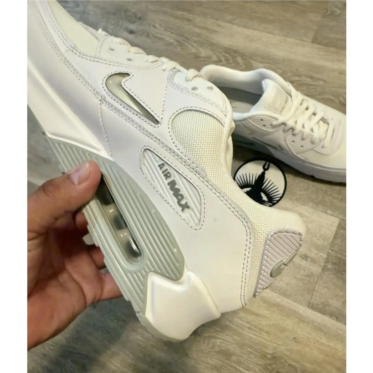 Nike shoes - Nike Air Max 90 Jewel - FN8005-100 - White / Light Smoke Grey / Photon Dust (UPC: 196609227501) 1