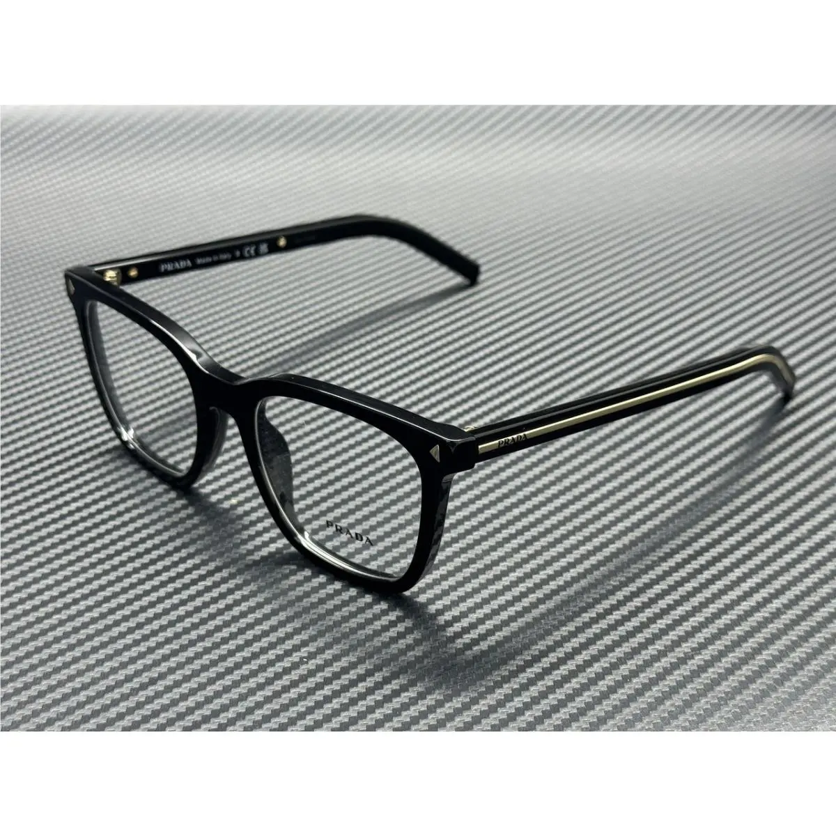 Prada PR B11V 16K1O1 Black Women`s 52 mm Eyeglasses