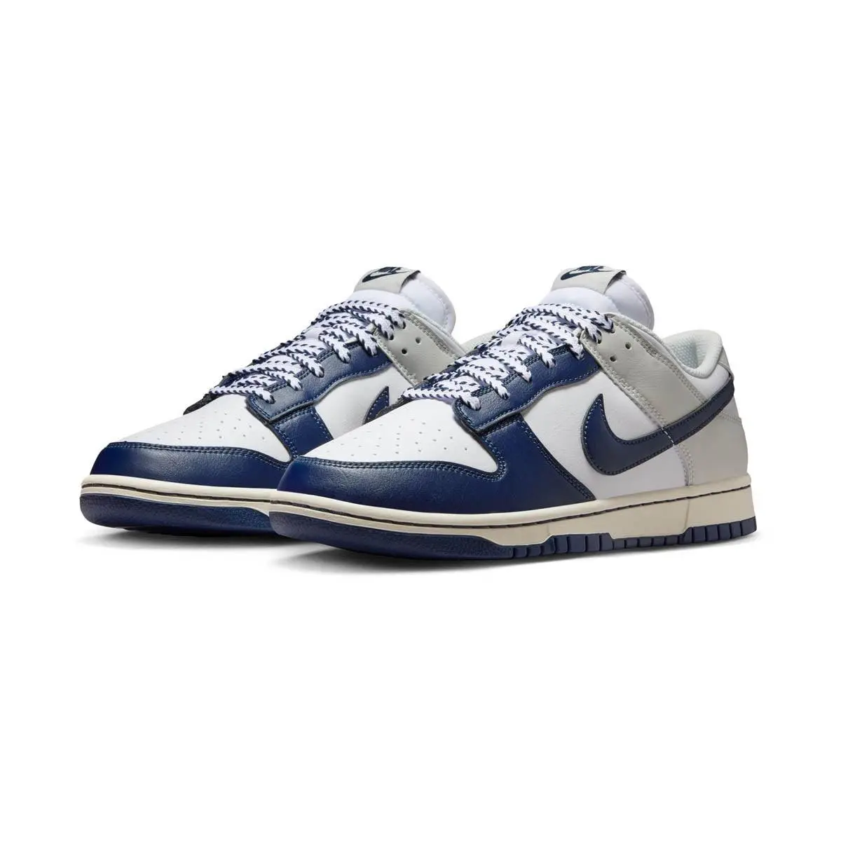 Mens Nike Dunk Low Retro_white/midnight Navy-photon Dust IM2222-101-SIZE 9.5