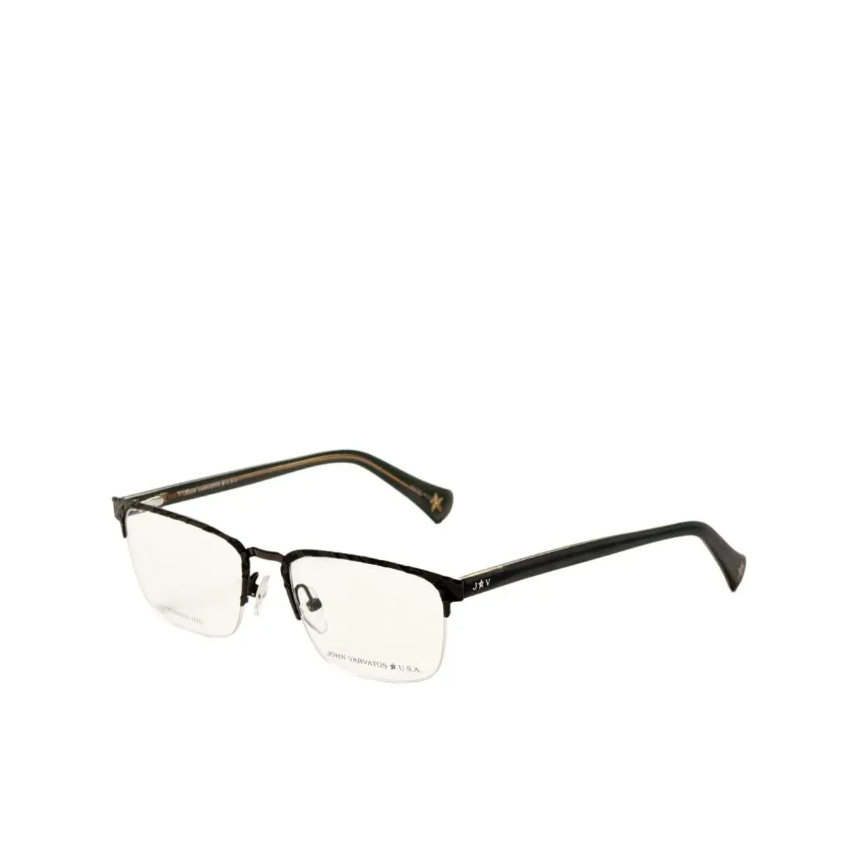 Men`s 53mm Black Opticals VJVC007530BLA by John Varvatos
