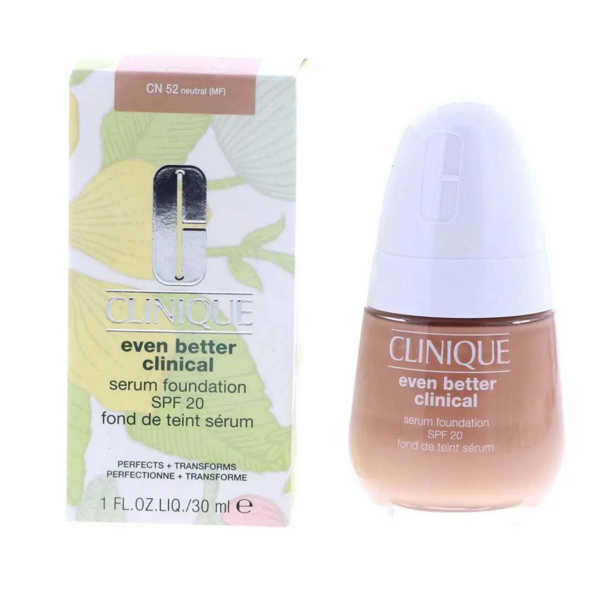 Clinique Even Better Clinical Serum Foundation SPF20 CN52 Neutral 1 oz