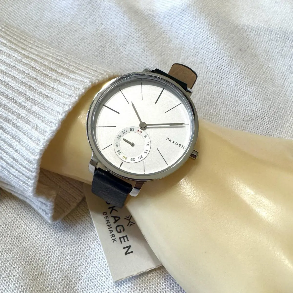 Skagen Hagen White Dial Ladies Casual Watch