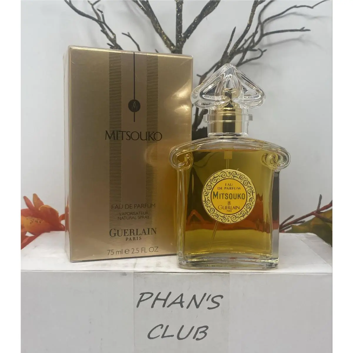 Guerlain Mitsouko 2.5oz Eau de Parfum Chypre Fruity Perfume For Women