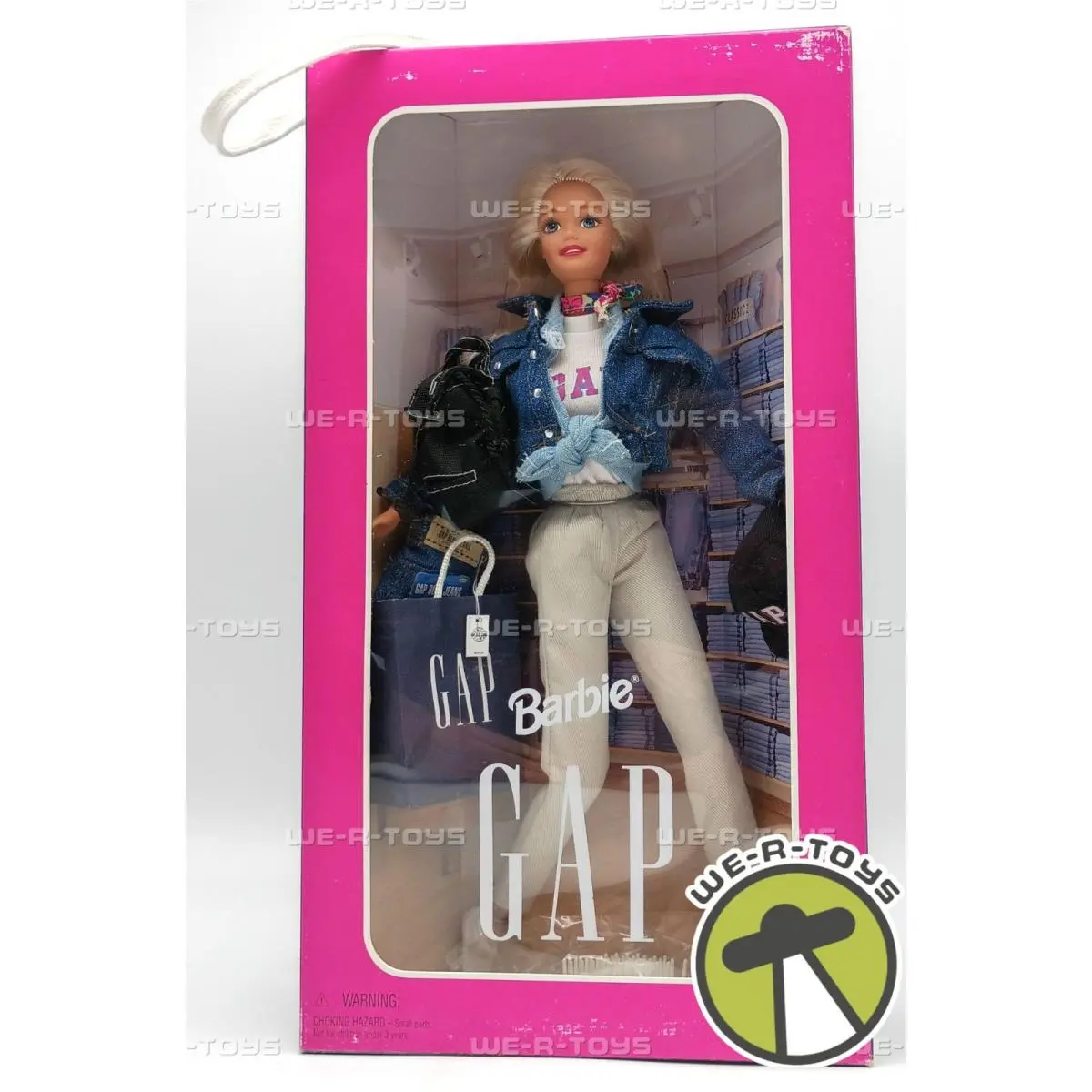 Gap Barbie Special Edition Doll Blonde Gap Denim Fashion 1996 Mattel 16449