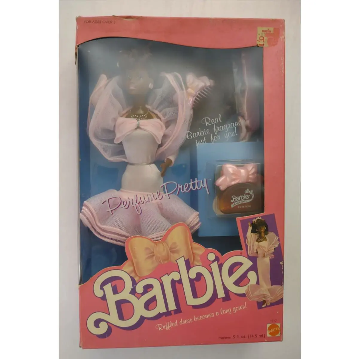 Nip Perfume Pretty Barbie African American Mattel 4552 1987