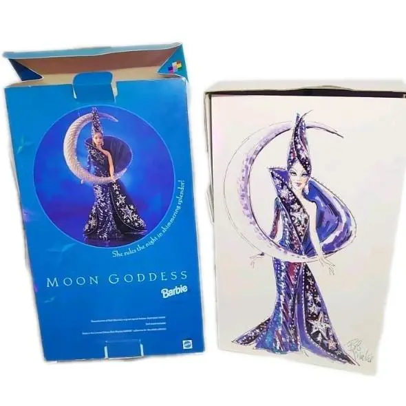 Mattel 14105 1996 Moon Goddess Barbie BY Bob Mackie Vintage Barbie