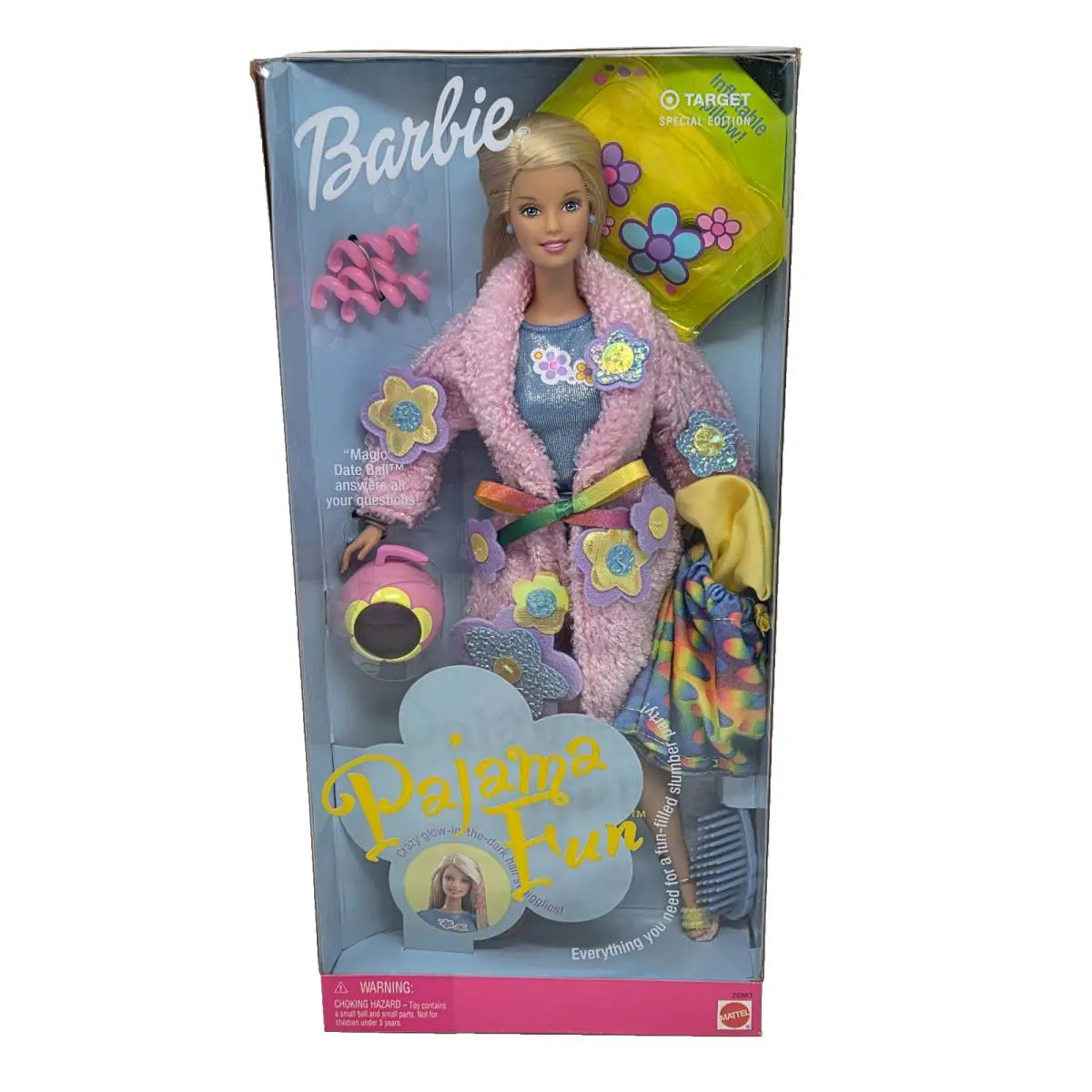 1999 Mattel Pajama Fun Barbie Doll 26883 Target Edition