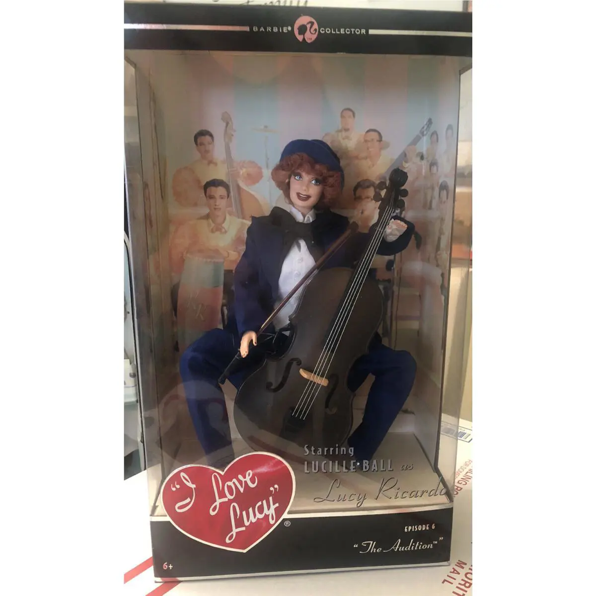 I Love Lucy Barbie Collection Doll The Audition Mattel 2007 Lucille Ball