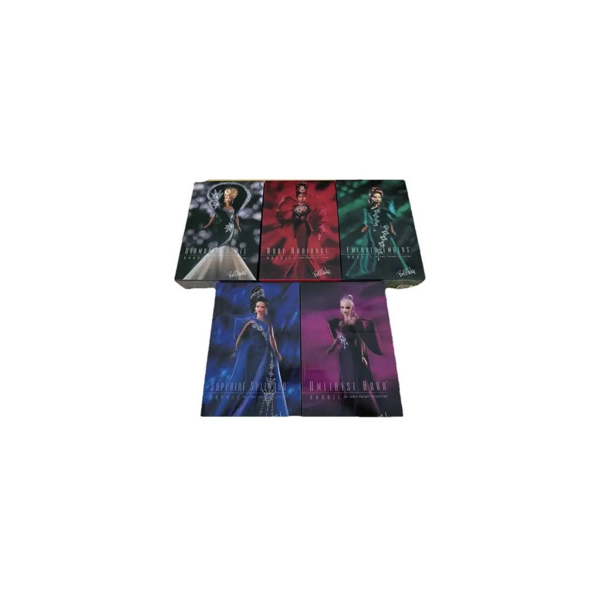 Set OF 5 Barbie Bob Mackie Jewel Essence Collection