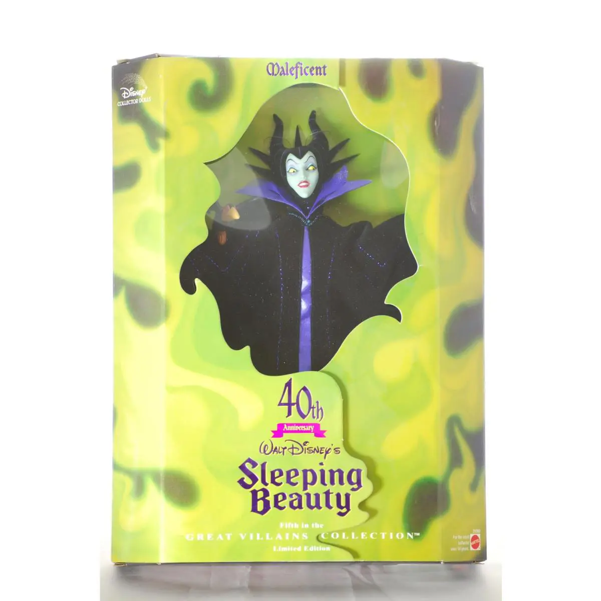 Disney Maleficent Barbie Doll 40th Anniversary Sleeping Beauty - Limited Edition