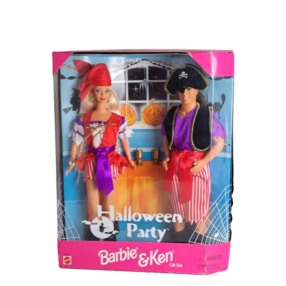 Vintage Mattel 1998 Halloween Party Barbie Ken Target Special Edition- Nrfb