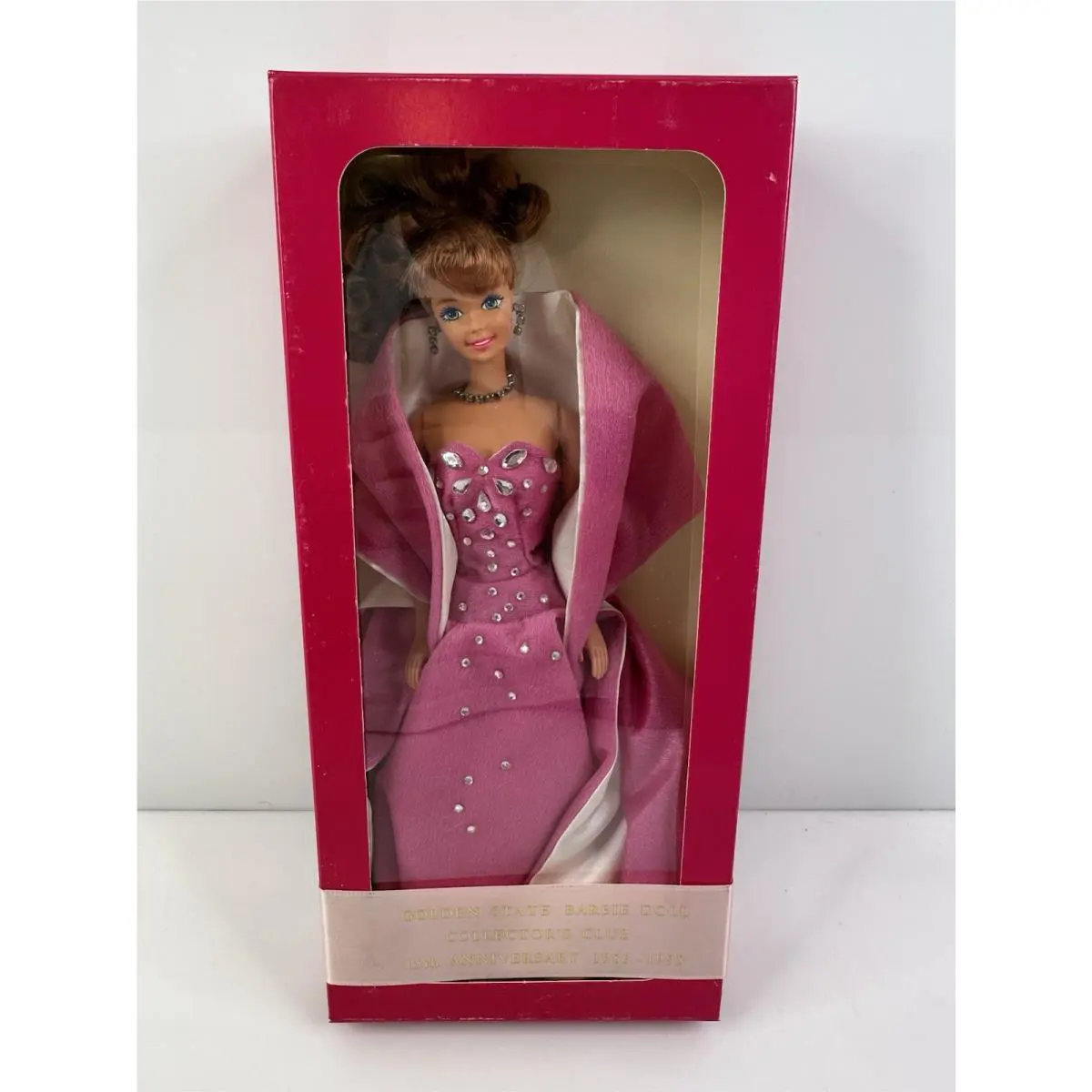 Vintage 1998 Barbie Golden State Collector s Club Doll 15th Pink