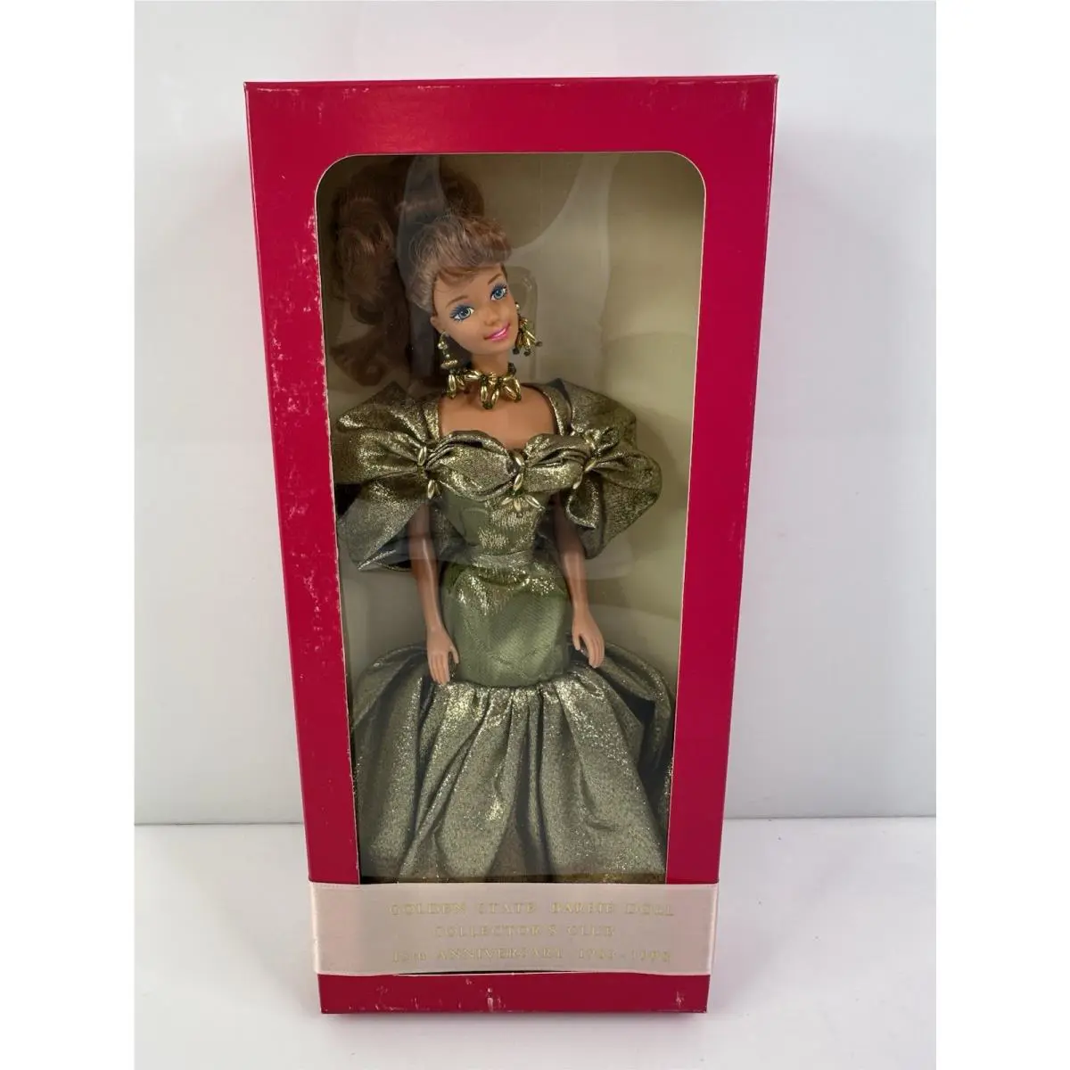 Vintage 1998 Barbie Golden State Collector s Club Doll 15th Gold