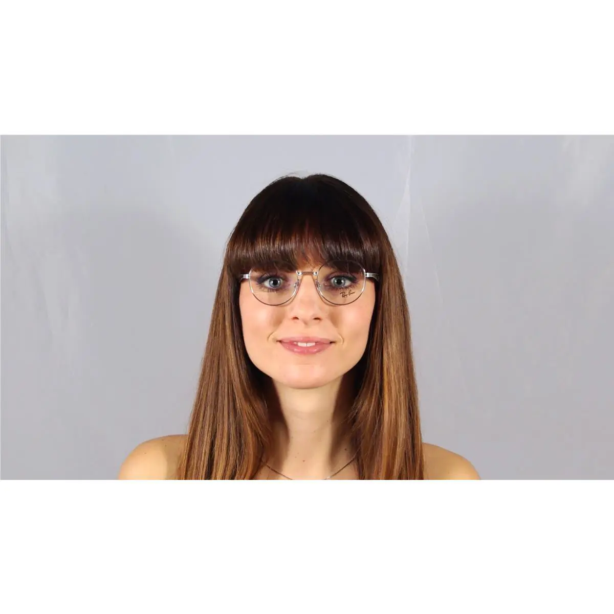Ray-ban Frames Silver Round Titanium Unisex Glasses rb 6343 2595 47 19 140