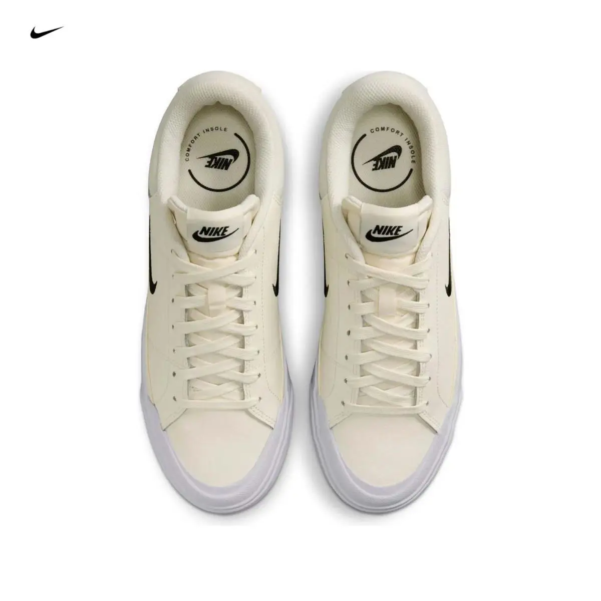 Nike shoes - Nike Court Legacy - Court Legacy - FV5526-101 - Pale Ivory / Black (UPC: 197593666871) 2
