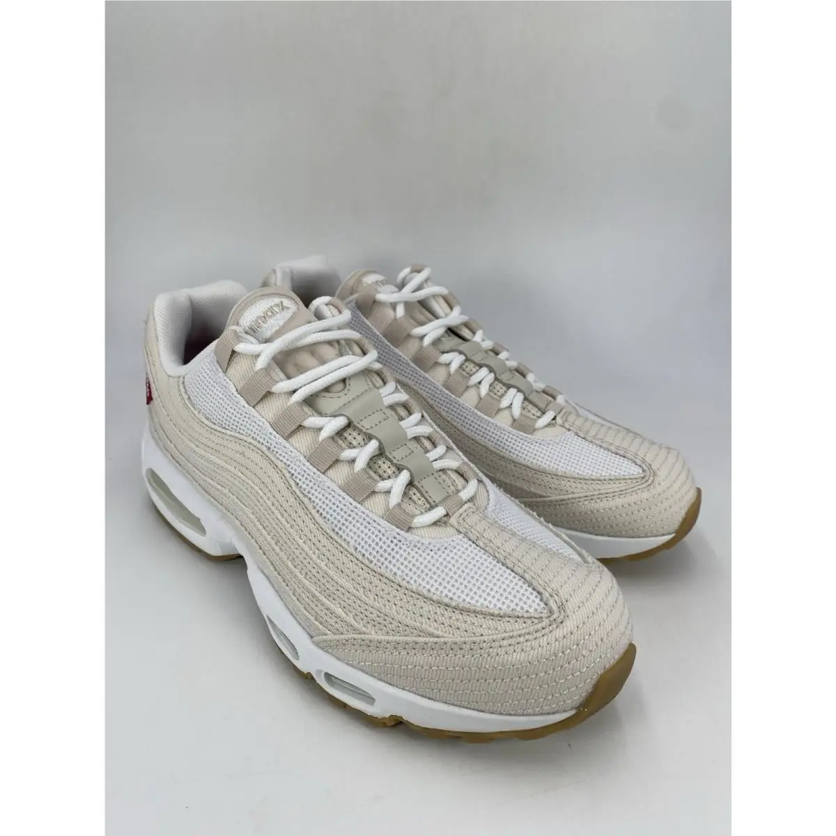 Nike shoes - Nike Air Max 95 - Air Max - HM4743 100 - LT Orewood Brn/White Gym Red (UPC: 197862838152) 3