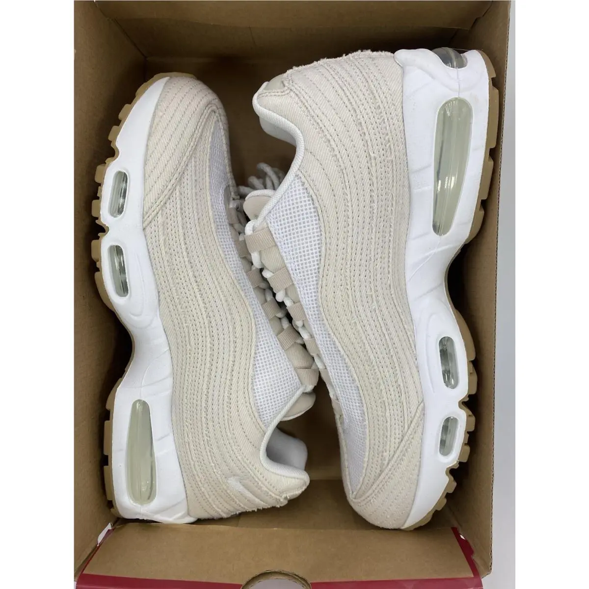 Nike shoes - Nike Air Max 95 - Air Max - HM4743 100 - LT Orewood Brn/White Gym Red (UPC: 197862838152) 7