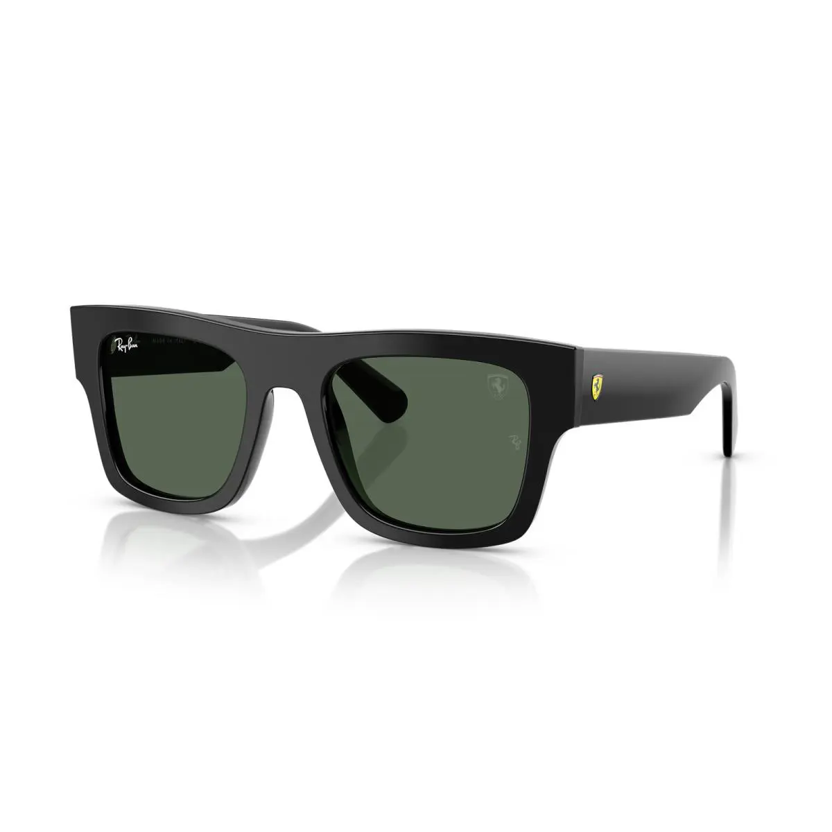 Ray-ban RB2217M Scuderia Ferrari Black/dark Green 53mm Sunglasses RB2217M F60171