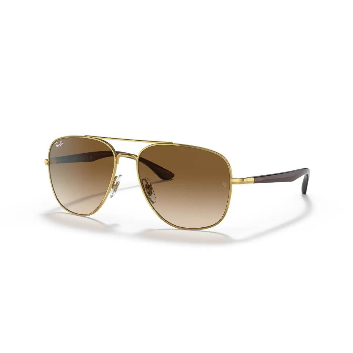 Ray-ban RB3683 Polished Arista Gold/brown Gradient 56 mm Sunglasses