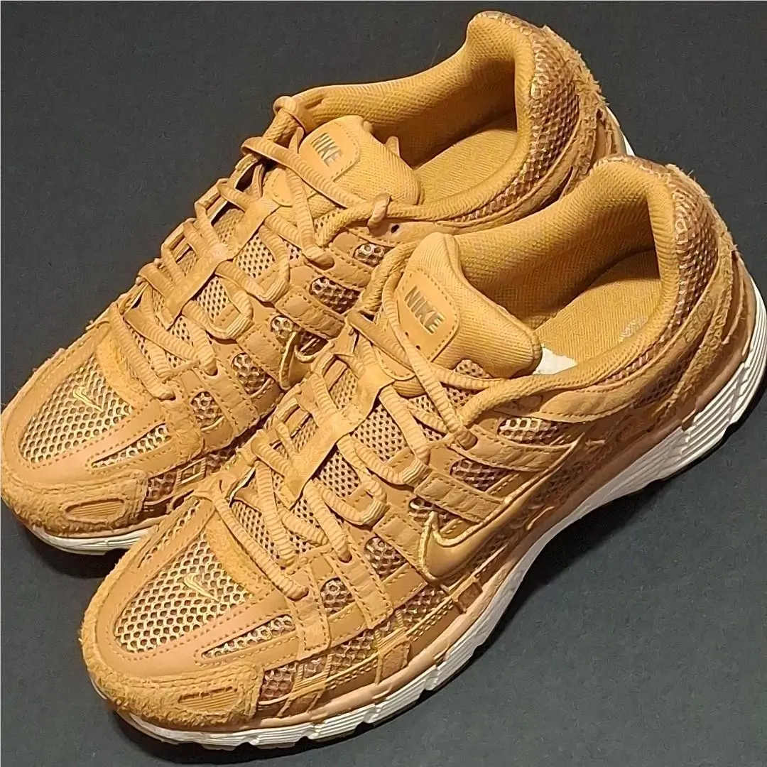 Nike HF0015-201 Men`s 8.5 P-6000 SE Flax/flax-metallic Gold-sail
