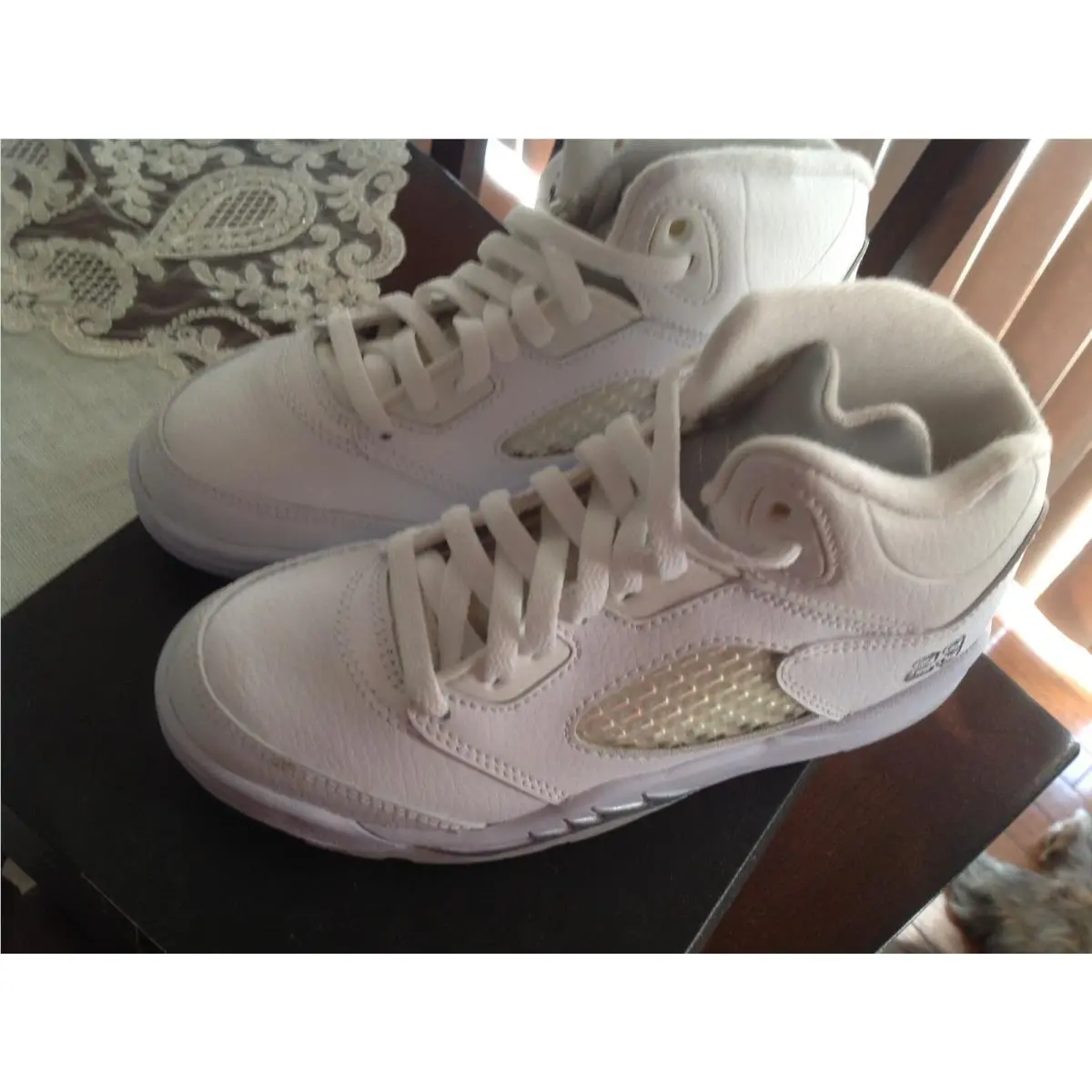 Nike shoes - Air Jordan 5 - Air - White 1
