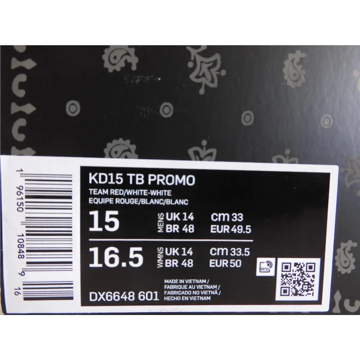 Nike shoes - Nike KD 15 - DX6648-601 - Red (UPC: 196150108427) 3