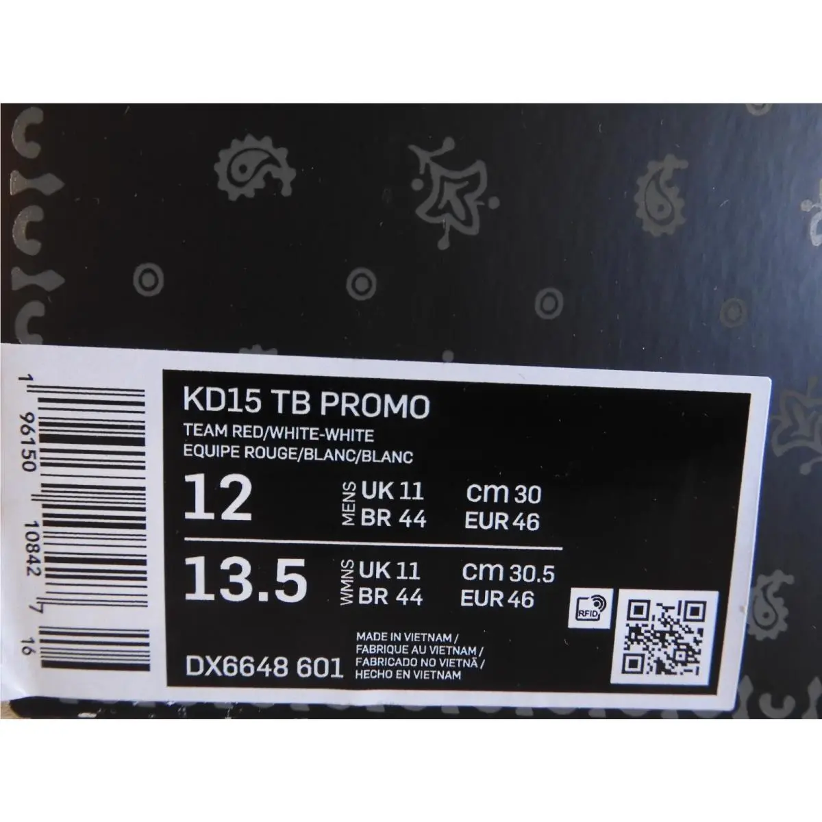 Nike shoes - Nike KD 15 - DX6648-601 - Red (UPC: 196150108427) 3