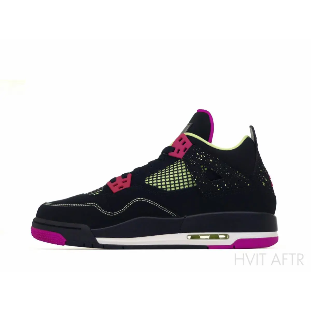Nike shoes - Air Jordan 4 Retro - Air Retro - 705344-027 - Black/Fuschia Flash/Liquid Lime/White (UPC: 888408149701) 0