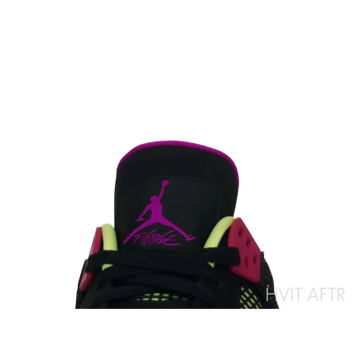 Nike shoes - Air Jordan 4 Retro - Air Retro - 705344-027 - Black/Fuschia Flash/Liquid Lime/White (UPC: 888408149701) 5