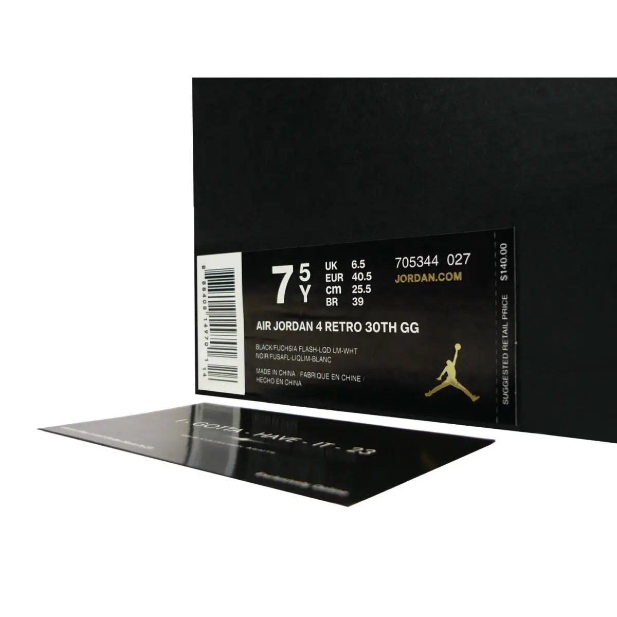 Nike shoes - Air Jordan 4 Retro - Air Retro - 705344-027 - Black/Fuschia Flash/Liquid Lime/White (UPC: 888408149701) 9