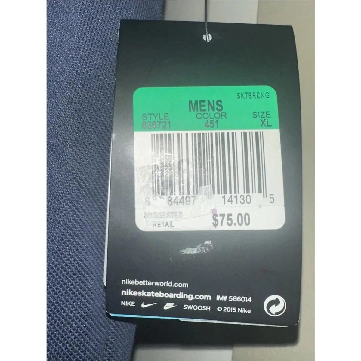 Nike clothing - Skateboarding - Skateboarding - 836721 - Blue 4