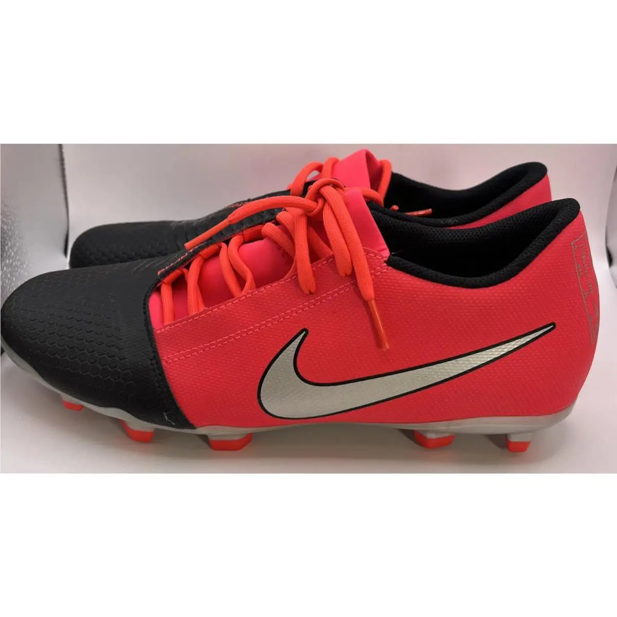 Nike shoes - Nike Phantom Venom Academy FG - A00577 606 - Laser Crimson & Metallic Silver & Black 5