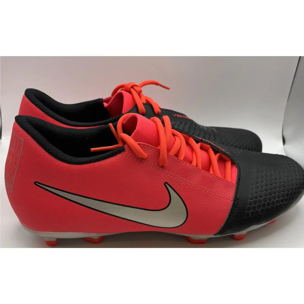 Nike shoes - Nike Phantom Venom Academy FG - A00577 606 - Laser Crimson & Metallic Silver & Black 2