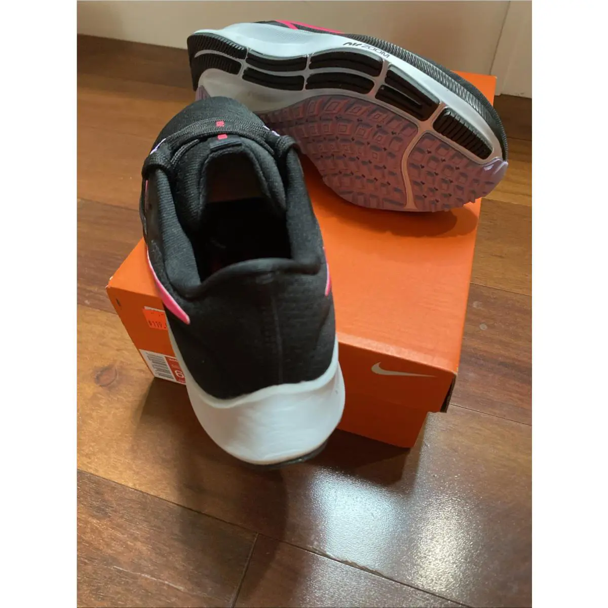 Nike shoes - Nike Pegasus - Pegasus - Black/white/pink/purple 3