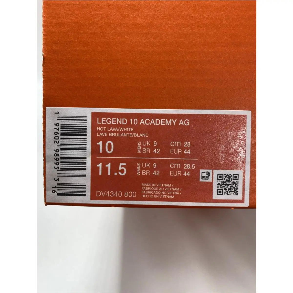 Nike shoes - Nike Legend - Legend - DV4340 800 - Hot Lava/White (UPC: 197602989953) 6