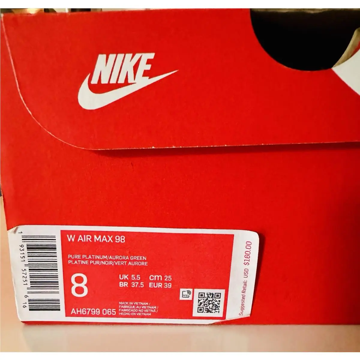 Nike shoes - Nike Air Max 98 - Air Max - AH6799-065 - White (UPC: 0193151572516) 1