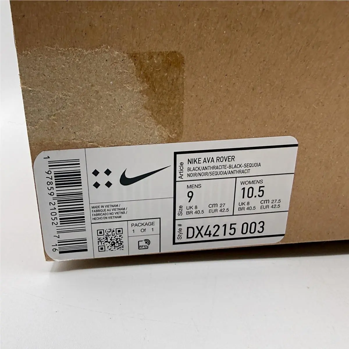 Nike shoes - Nike AVA Rover - AVA Rover - DX4215-003 - Black (UPC: 197859210527) 7