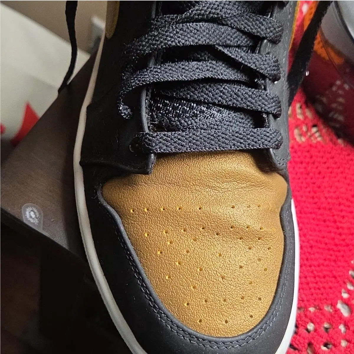 Nike shoes - Air Jordan 1 - Air - 332550-026 - Black (UPC: 0888408077172) 0