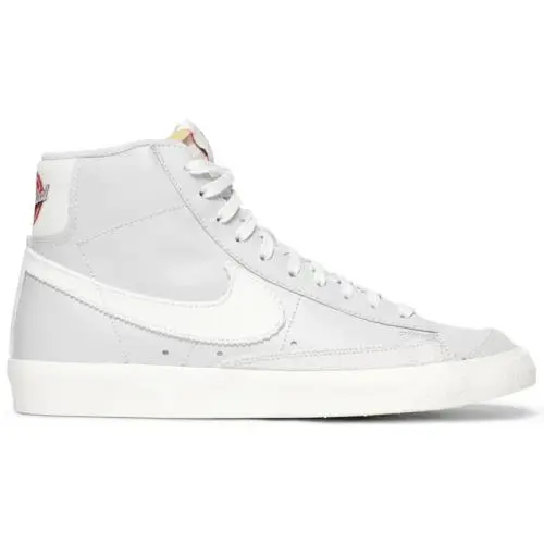 Nike Blazer Mid `77 Emb Vast Grey White Gray DD8021-001 Men`s 6 - Gray
