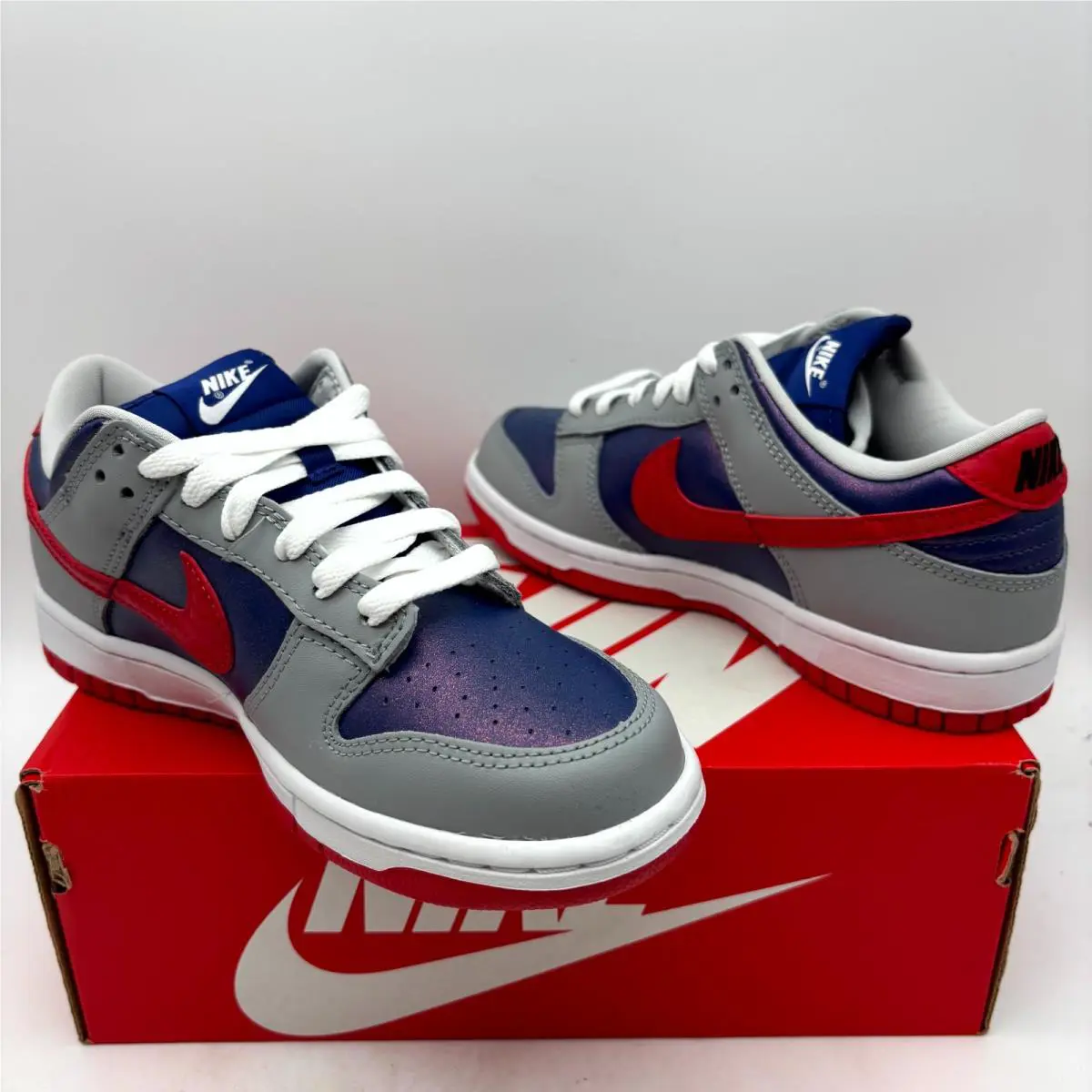 Nike shoes - Nike Dunk Low CZ2667-400 - Dunk Low - CZ2667-400 - Hyper Blue Samba Silver (UPC: 194499904069) 5