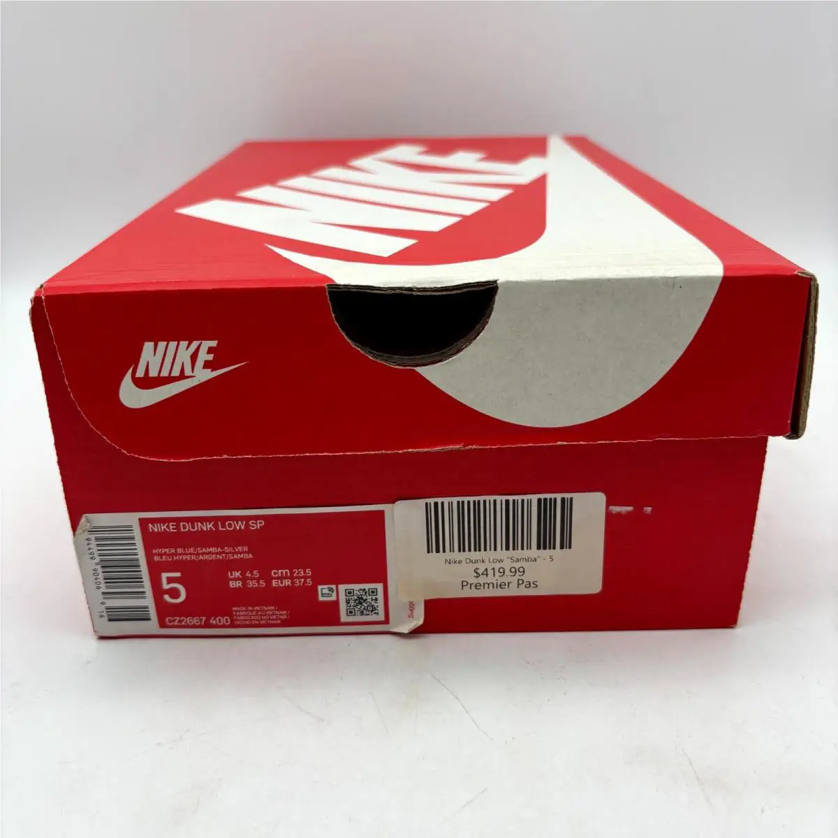 Nike shoes - Nike Dunk Low CZ2667-400 - Dunk Low - CZ2667-400 - Hyper Blue Samba Silver (UPC: 194499904069) 6