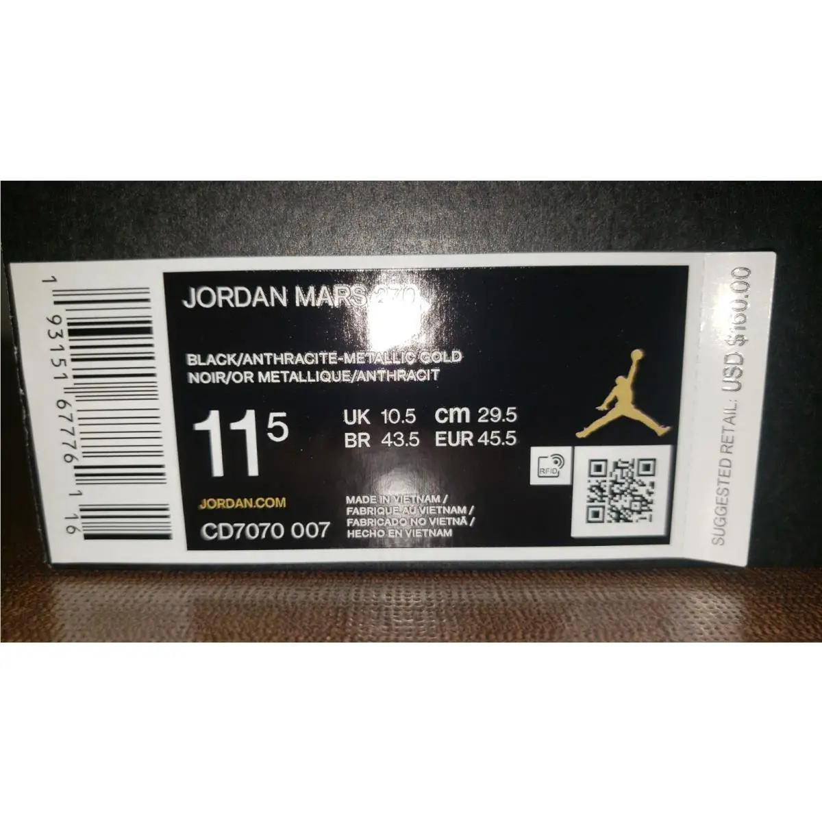 Nike shoes - Jordan Mars 270 - Mars - CD7070-007 - Gold 9