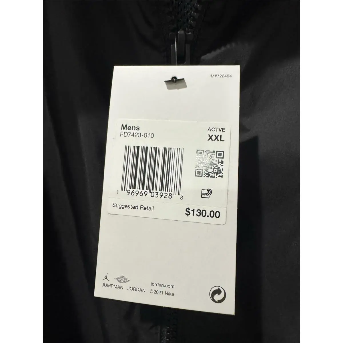 Nike clothing - Nike Air Jordan Weather Repel - Black 2