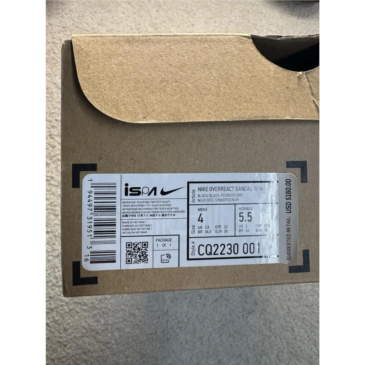 Nike shoes - ISPA Overreact - ISPA Overreact - CD9664-001 - Black 14