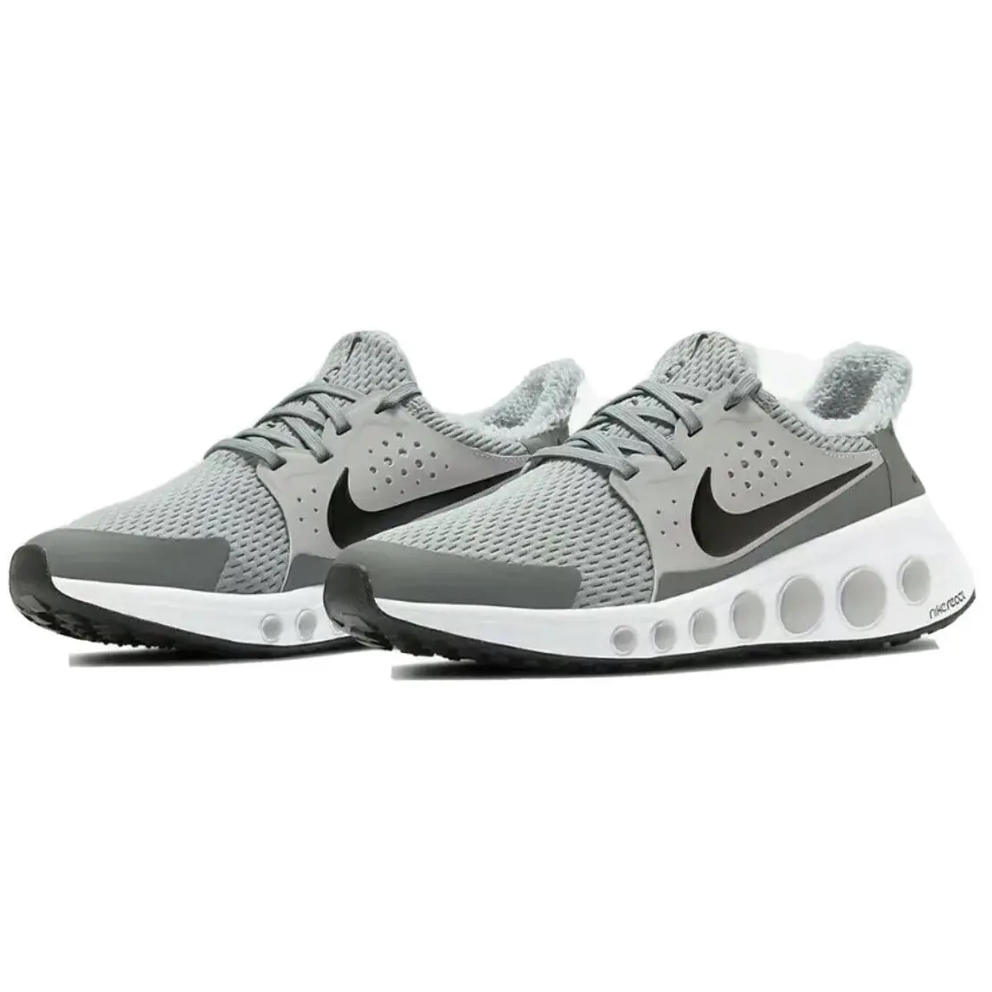 Nike Cruzrone Mens Size 6 Gray Running Shoes CD7307 004 Renew React Infinity Air - Gray, Manufacturer: Light Smoke Grey/Black/White
